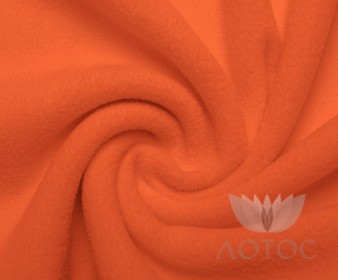 Флис 190 г/м2, цвет оранжевый